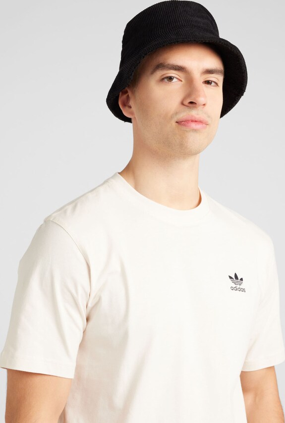 ADIDAS ORIGINALS, Shirt 'Trefoil Essentials', White, Image 3 of 4