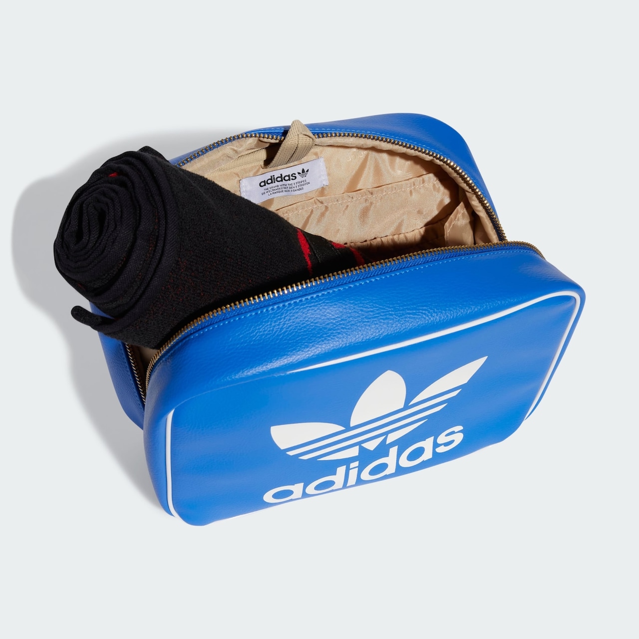 ADIDAS ORIGINALS, Kulturtasche 'Adicolor', Blau, Bild 3 von 5