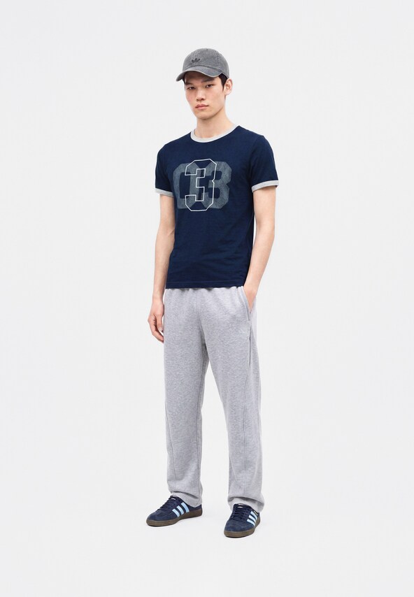 ADIDAS ORIGINALS, T-Shirt 'RINGER' Blau, Bild 4 von 6