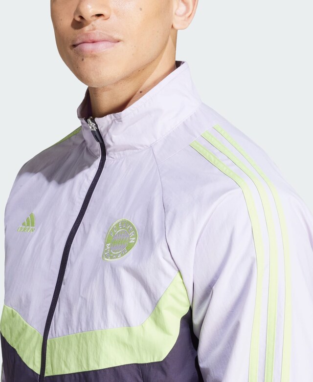 ADIDAS ORIGINALS, Jacke 'FC Bayern Woven Track' Lila, Bild 5 von 6