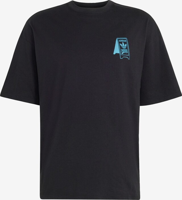 ADIDAS ORIGINALS, Shirt 'Food Cart', Black, Image 1 of 5