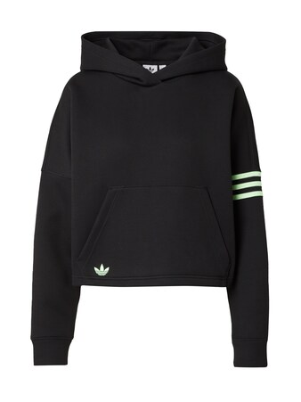 Sweatshirt 'NEUCL' in Schwarz & Schwarz