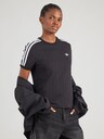ADIDAS ORIGINALS, T-Shirt 'PINSTRIPE SHORT SLEEVE SLIM' Schwarz, Bild 2 von 5