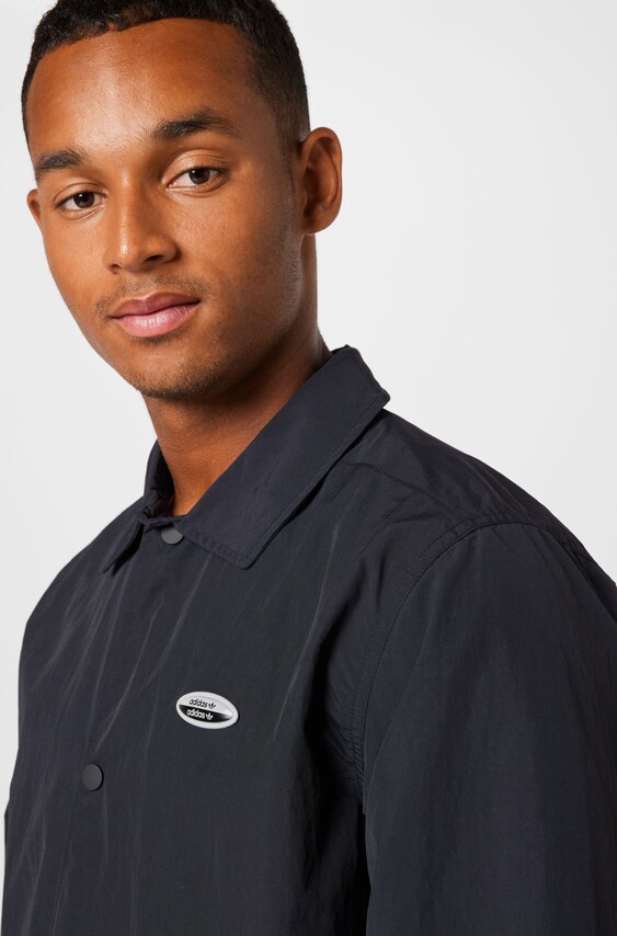 ADIDAS ORIGINALS, Jacke 'Q1 Coach' Schwarz, Bild 5 von 5