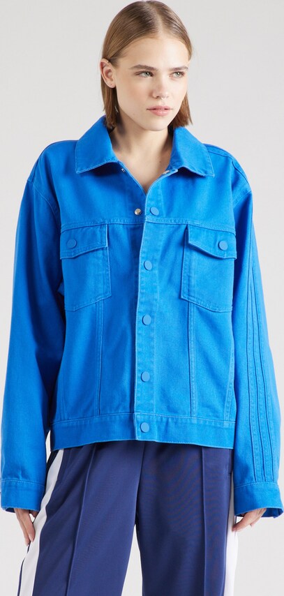 ADIDAS ORIGINALS, Jacke '3 STRIPE' Blau, Bild 2 von 5