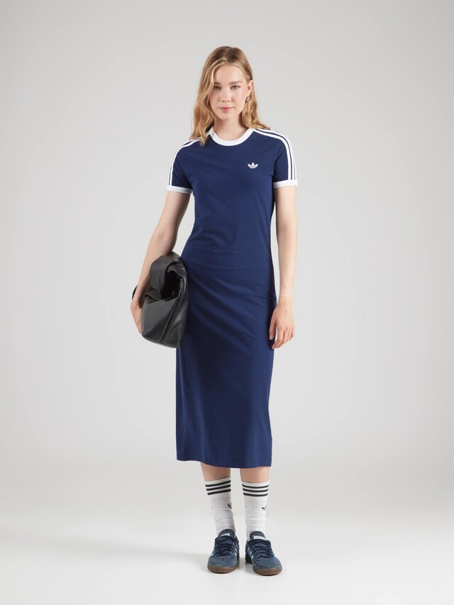 ADIDAS ORIGINALS, Kleid '3-Stripes Dress' Blau, Bild 3 von 5