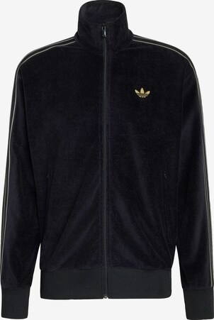 ADIDAS ORIGINALS, Fleecejacke 'Firebird' Schwarz