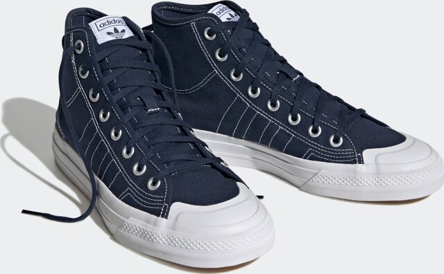 ADIDAS ORIGINALS, Sneaker 'Nizza Hi Rf' Blau, Bild 5 von 8