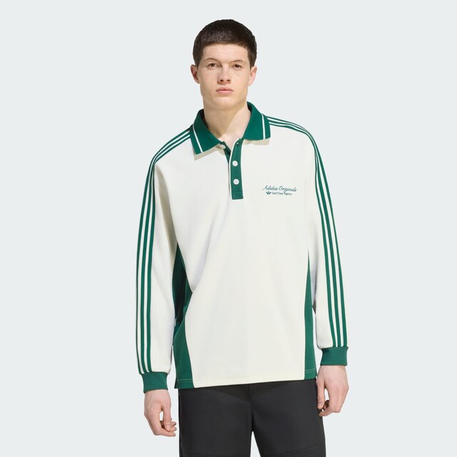 ADIDAS ORIGINALS, Poloshirt 'POLO LS M' Weiß, Bild 2 von 5