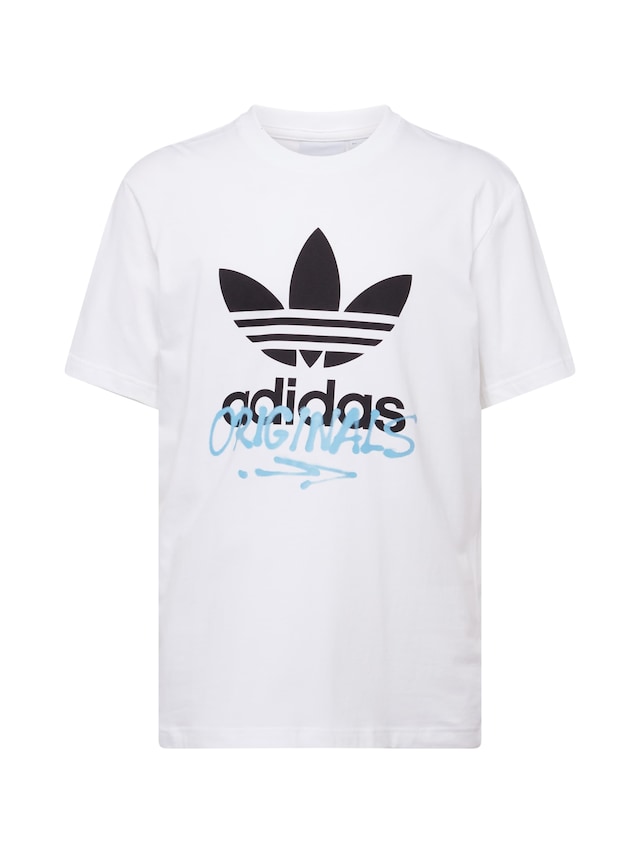 ADIDAS ORIGINALS, T-Shirt 'STREET 1', Schwarz & Weiß, Bild 2 von 5