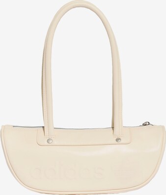 ADIDAS ORIGINALS, Schultertasche 'ELONGATED BOWLING' Weiß