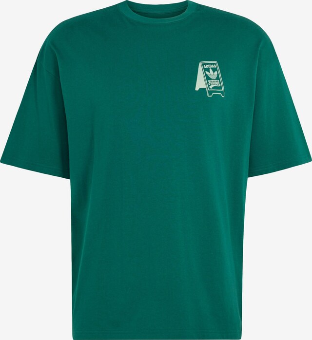 ADIDAS ORIGINALS, Shirt 'Food Cart', Green, Image 1 of 5