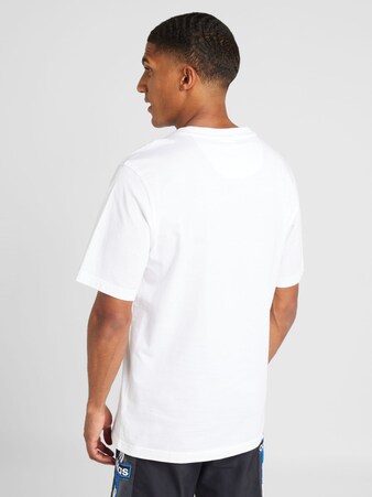 T-Shirt 'Trefoil Essentials' in Weiß, Weiß, Schwarz & Grün