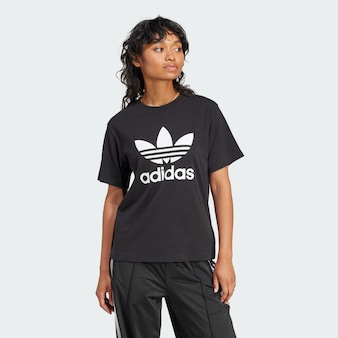 ADIDAS ORIGINALS, Funktionsshirt 'Trefoil', Schwarz