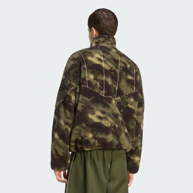 ADIDAS ORIGINALS, Fleecejacke Grün, Bild 3 von 5