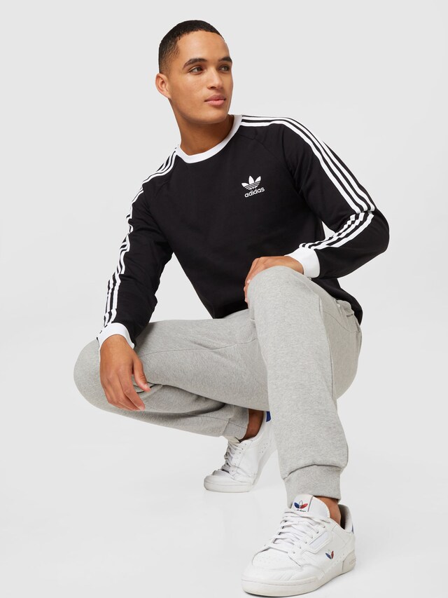 ADIDAS ORIGINALS, Shirt 'Adicolor Classic' Schwarz, Bild 4 von 5