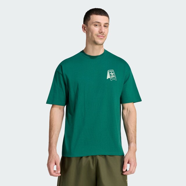 ADIDAS ORIGINALS, Shirt 'Food Cart', Green, Image 3 of 5