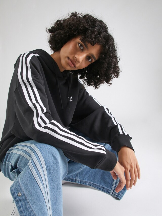 ADIDAS ORIGINALS, Sweatshirt, Black, Image 5 of 5