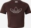 Ausgewählt, ADIDAS ORIGINALS, T-Shirt 'STUDDED CALI' Braun