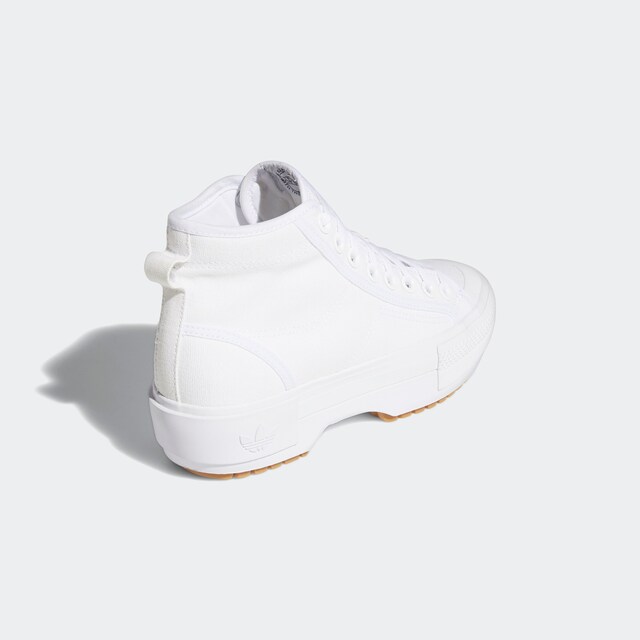 ADIDAS ORIGINALS, High-Top Sneakers 'Nizza Trek', White, Image 5 of 11