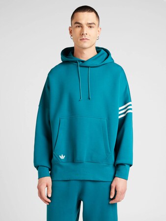 Sweatshirt 'Neuclassics' in Grün, Weiß & Schwarz