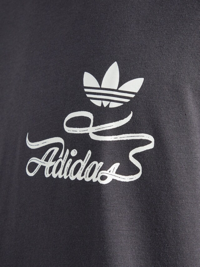 ADIDAS ORIGINALS, T-Shirt 'RECORD' Grau, Bild 5 von 5