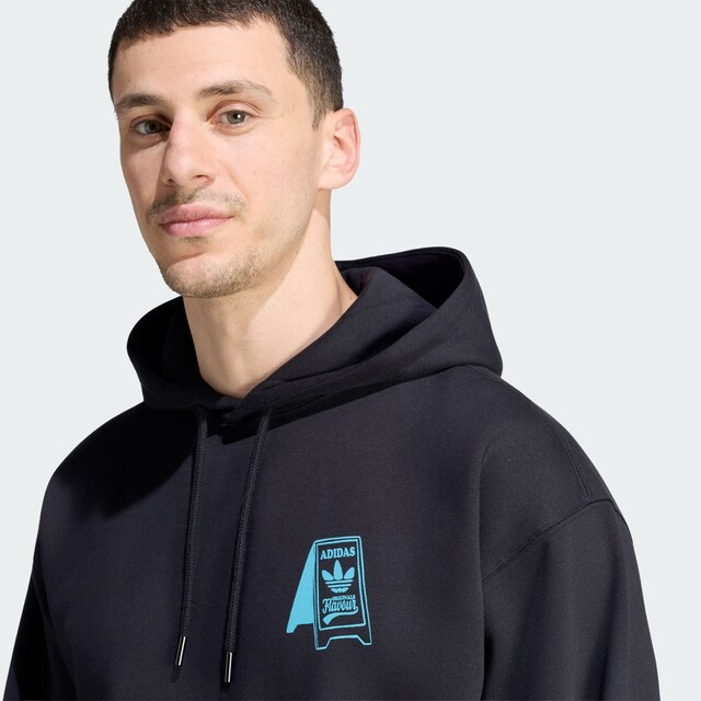 ADIDAS ORIGINALS, Sweatshirt 'Food Cart' Schwarz, Bild 4 von 5