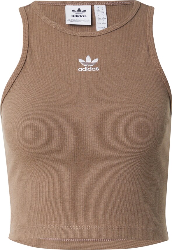 ADIDAS ORIGINALS, Top 'Essentials', Brown, Image 1 of 5