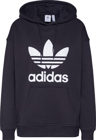 ADIDAS ORIGINALS, Sweatshirt 'Adicolor Trefoil' Schwarz