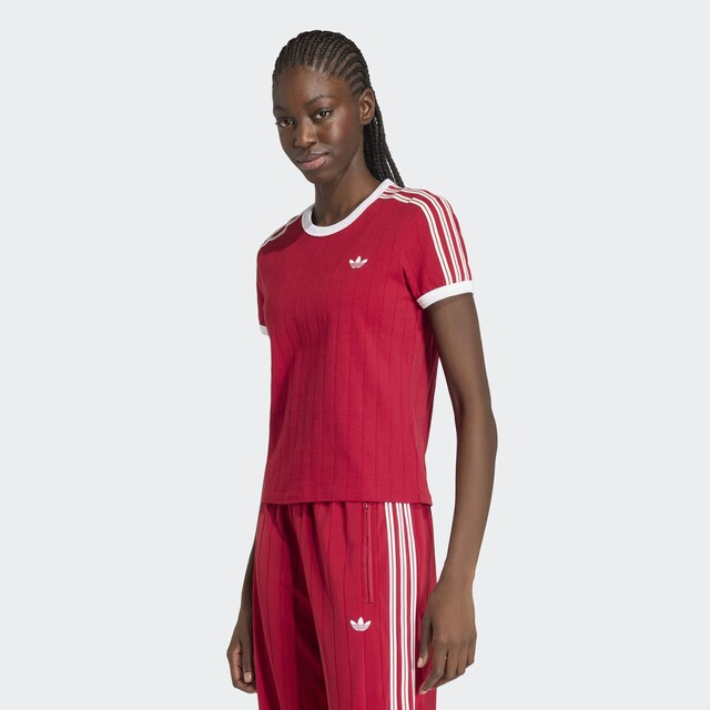 ADIDAS ORIGINALS, Shirt, Red, Image 3 of 6