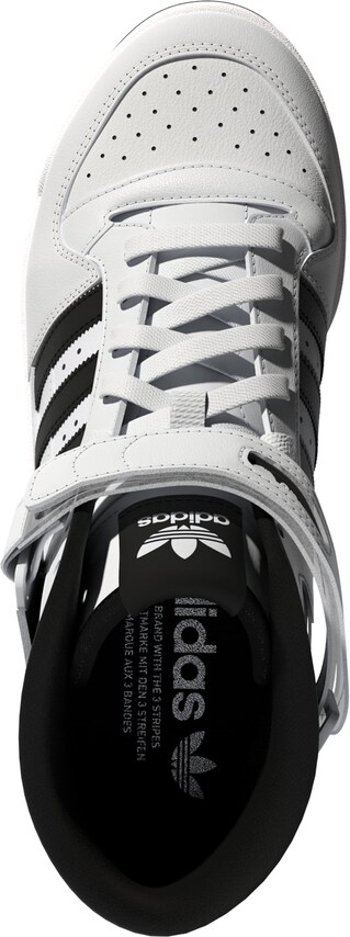 ADIDAS ORIGINALS, High-Top Sneakers 'Forum Mid', White, Image 4 of 5