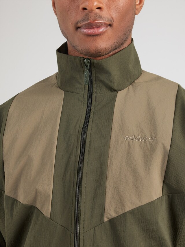 ADIDAS ORIGINALS, Jacke 'BLOCKED TRACK' Grün, Bild 2 von 5