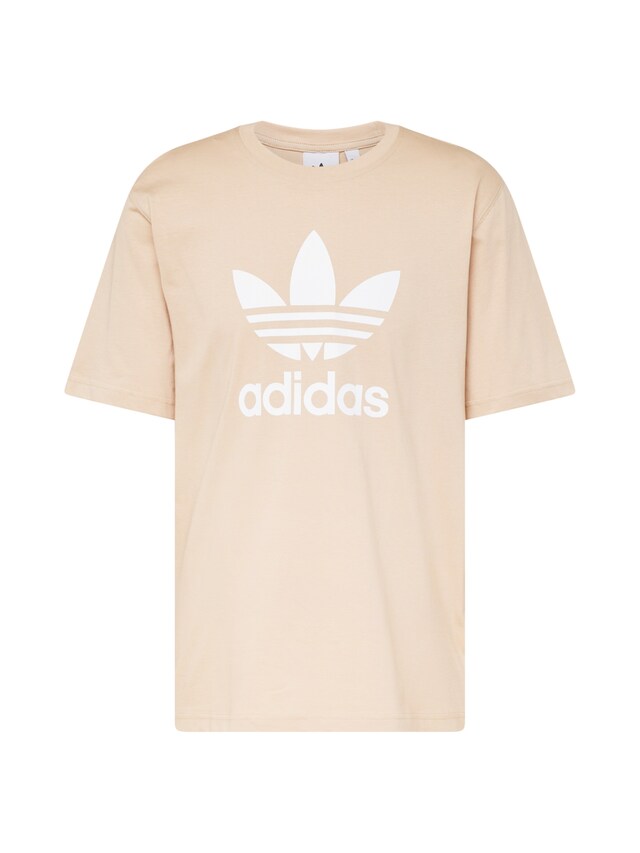 ADIDAS ORIGINALS, Shirt 'Adicolor Trefoil', Beige, Image 1 of 5