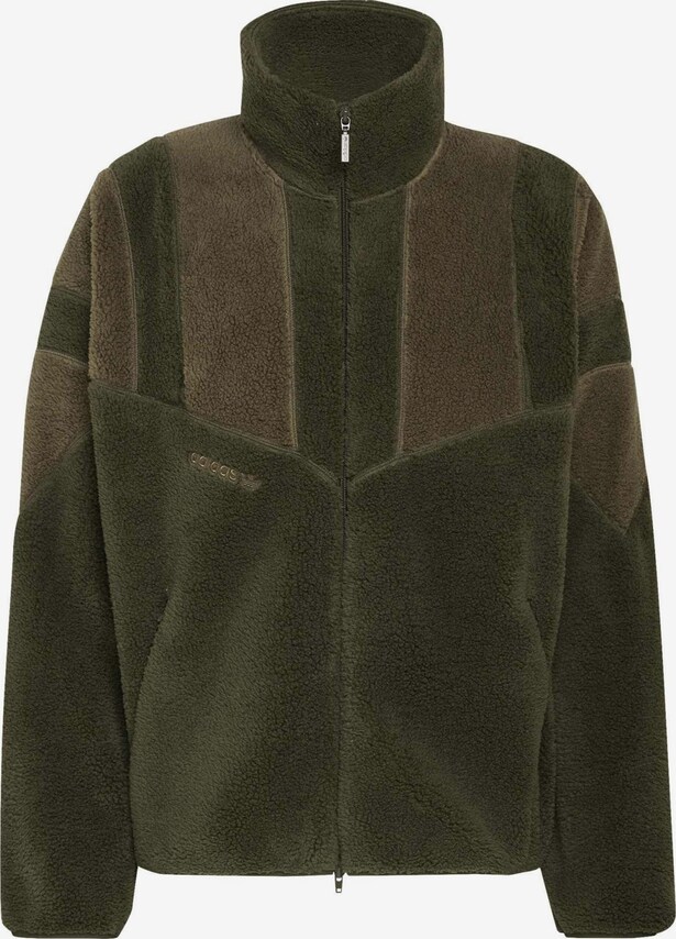 ADIDAS ORIGINALS, Fleecejacke 'Adicolor' Grün, Bild 1 von 6