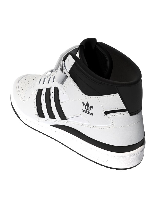 ADIDAS ORIGINALS, High-Top Sneakers 'Forum Mid', White, Image 5 of 5