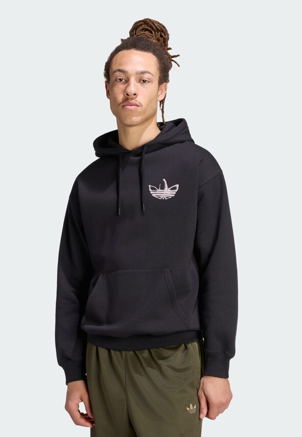 ADIDAS ORIGINALS, Sweatshirt 'Powder Tongue' Schwarz, Bild 3 von 5