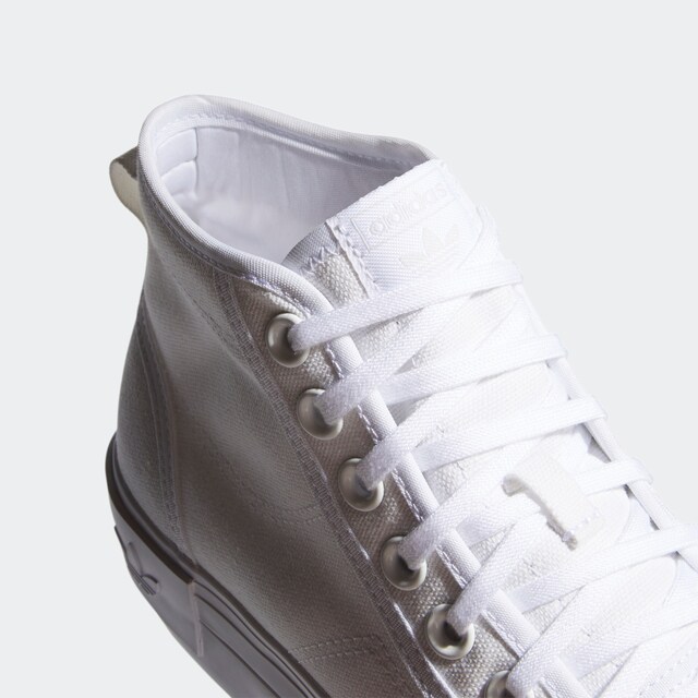 ADIDAS ORIGINALS, High-Top Sneakers 'Nizza Trek', White, Image 11 of 11