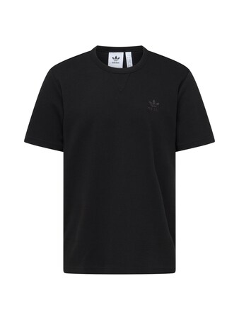 T-Shirt 'Trefoil Essentials' in Schwarz & Blau