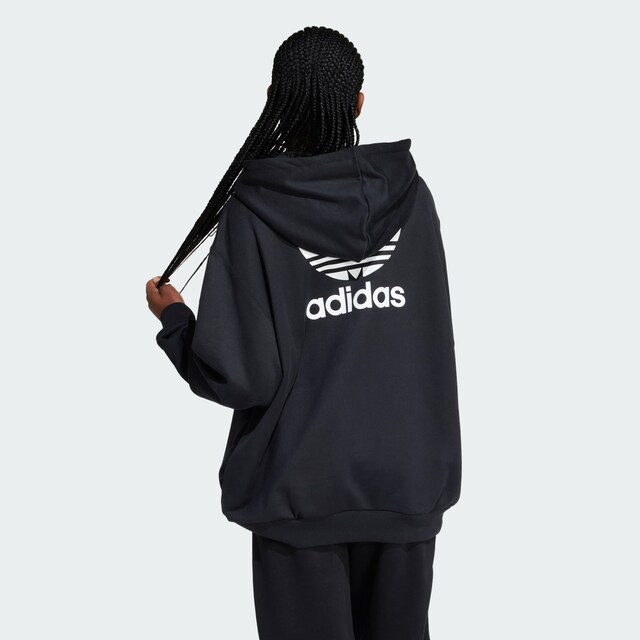 ADIDAS ORIGINALS, Sweatshirt 'Trefoil', Black, Image 3 of 3