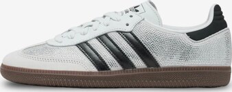 ADIDAS ORIGINALS, Sneaker low 'adidas Samba OG Rhinestone Crystal Silver'‌‌‌‌‌‌‌ Silber
