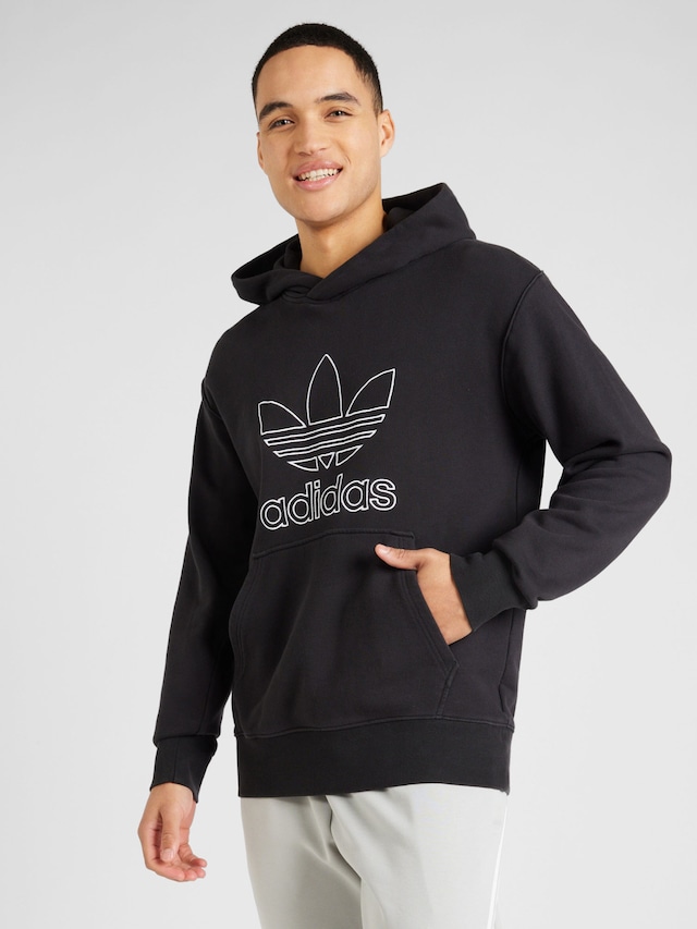ADIDAS ORIGINALS, Sweatshirt, Black, Image 2 of 5