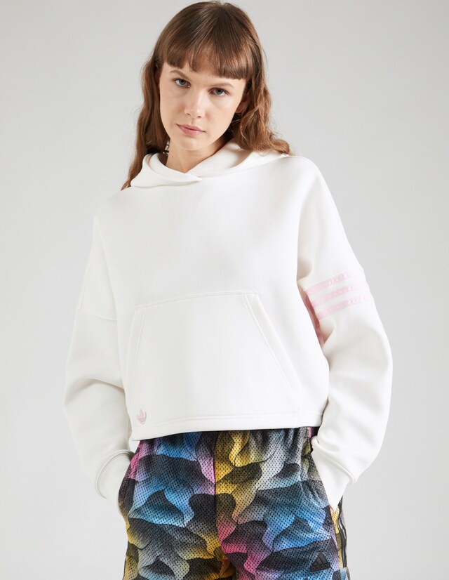 ADIDAS ORIGINALS, Sweatshirt 'NEUCL', White, Image 2 of 5