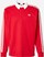 ADIDAS ORIGINALS, Poloshirt '3-Stripes Rugby Longsleeve' Rot