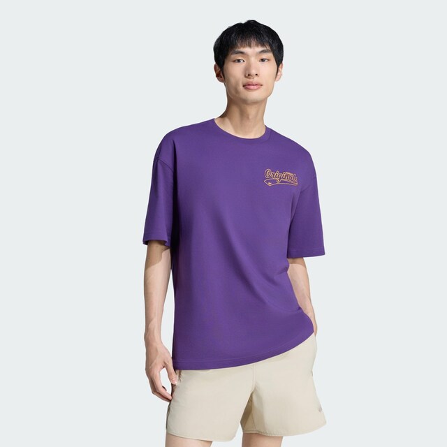 ADIDAS ORIGINALS, T-Shirt 'Undel' Lila, Bild 3 von 5