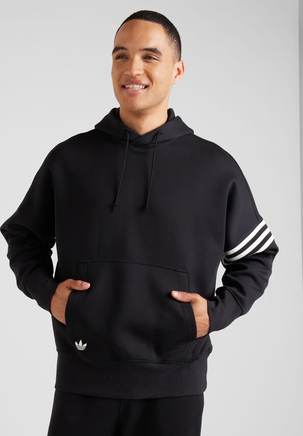 ADIDAS ORIGINALS, Sweatshirt 'Neuclassics', Black, Image 3 of 5