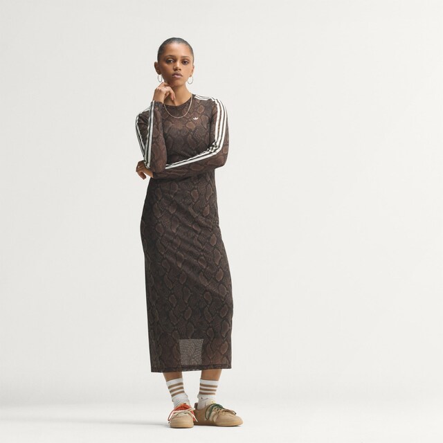 ADIDAS ORIGINALS, Kleid 'SNAKE PRINT MAXI' Braun, Bild 6 von 13