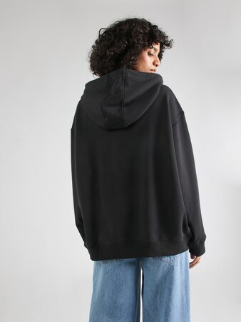 Sweatshirt in Schwarz & Braun