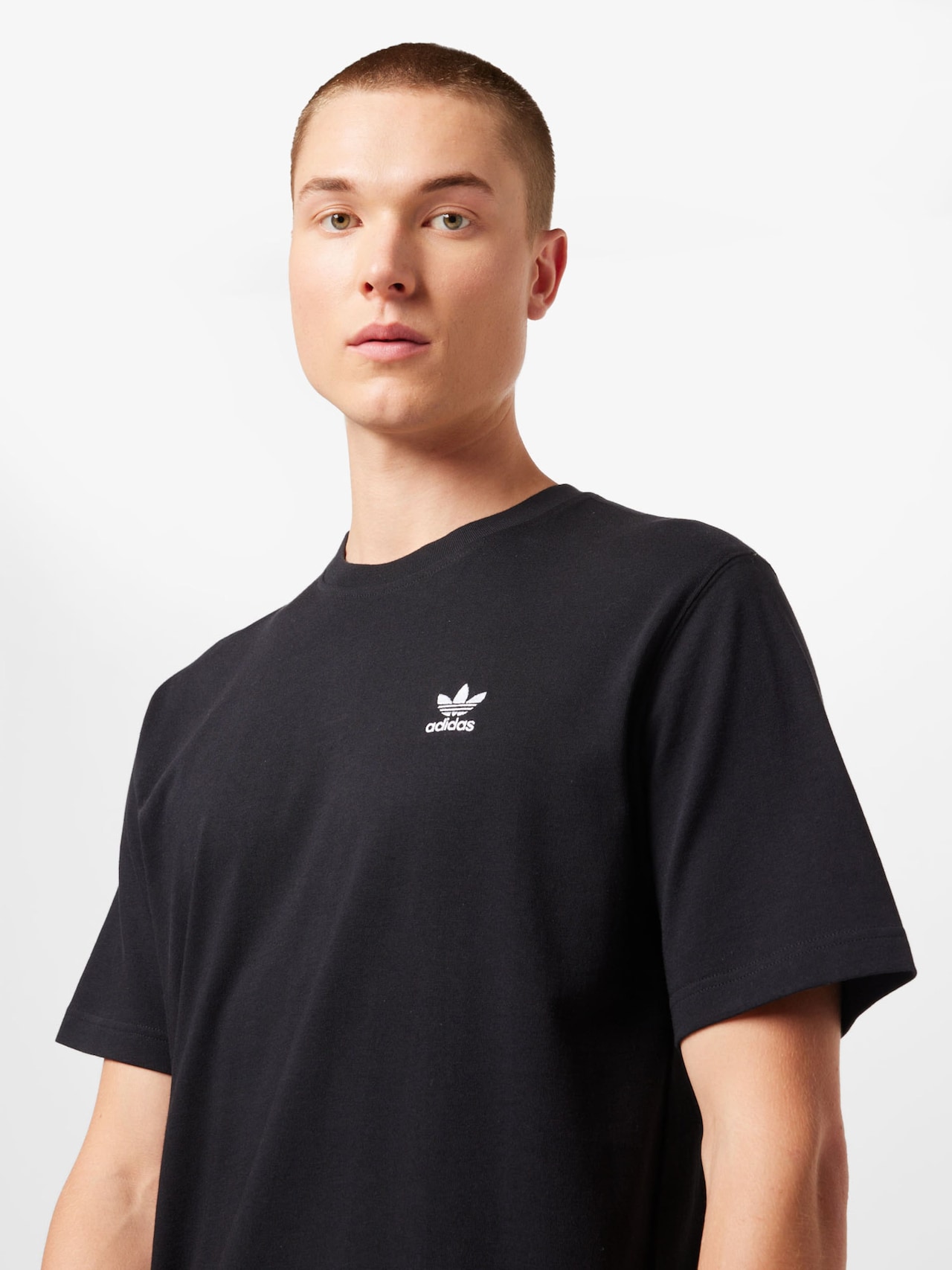 ADIDAS ORIGINALS, T-Shirt 'Adicolor Classics Back+Front Trefoil', Schwarz, Bild 5 von 5