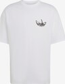 Ausgewählt, ADIDAS ORIGINALS, T-Shirt 'Powder Tongue' Weiß