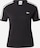 ADIDAS ORIGINALS, T-Shirt 'PINSTRIPE SHORT SLEEVE SLIM' Schwarz